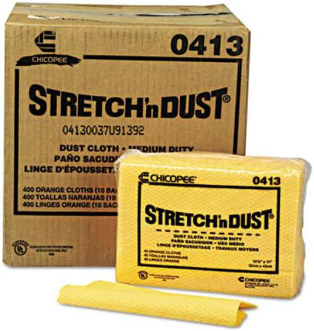 Alt view image 7 of 9 - Chix Stretch 'N Dust Cloths, 12.6 X 17, Yellow, 400/Carton 0413