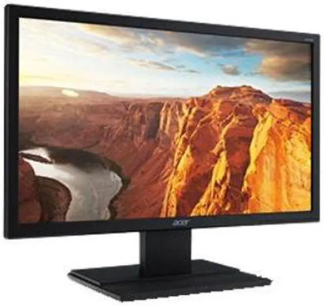 Alt view image 8 of 19 - Acer V206HQL A 19.5" HD+ LED LCD Monitor - 16:9 - Black - Twisted Nematic Film (TN Film) - 1600 x 900 - 16.7 Million Colors - 200 Nit - 5 ms - 60 Hz Refresh Rate - HDMI - VGA