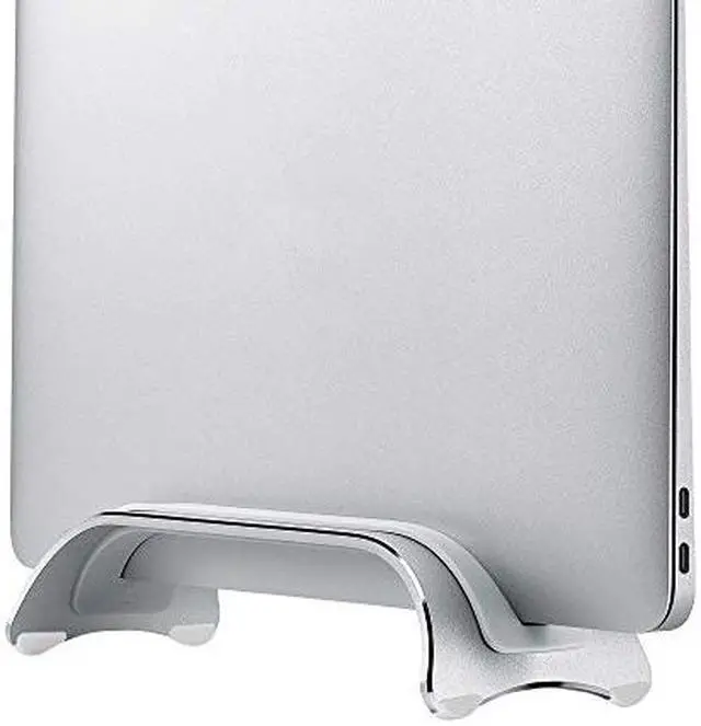 Alt view image 6 of 9 - SIIG Aluminum Vertical Laptop Stand For 13" to 15" Macbooks & Laptops CEMT2R12S2