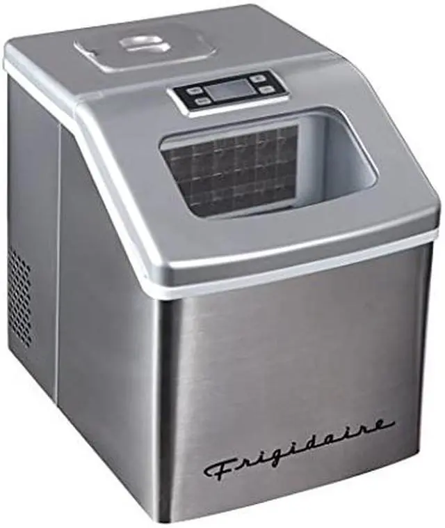 Alt view image 8 of 11 - Frigidaire EFIC452 40 lb. Freestanding Ice Maker in Stainless Steel