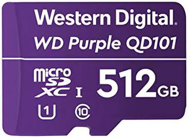 Alt view image 10 of 20 - Western Digital - WDD512G1P0C - WD Purple WDD512G1P0C 512 GB Class 10/UHS-I (U1) microSDXC
