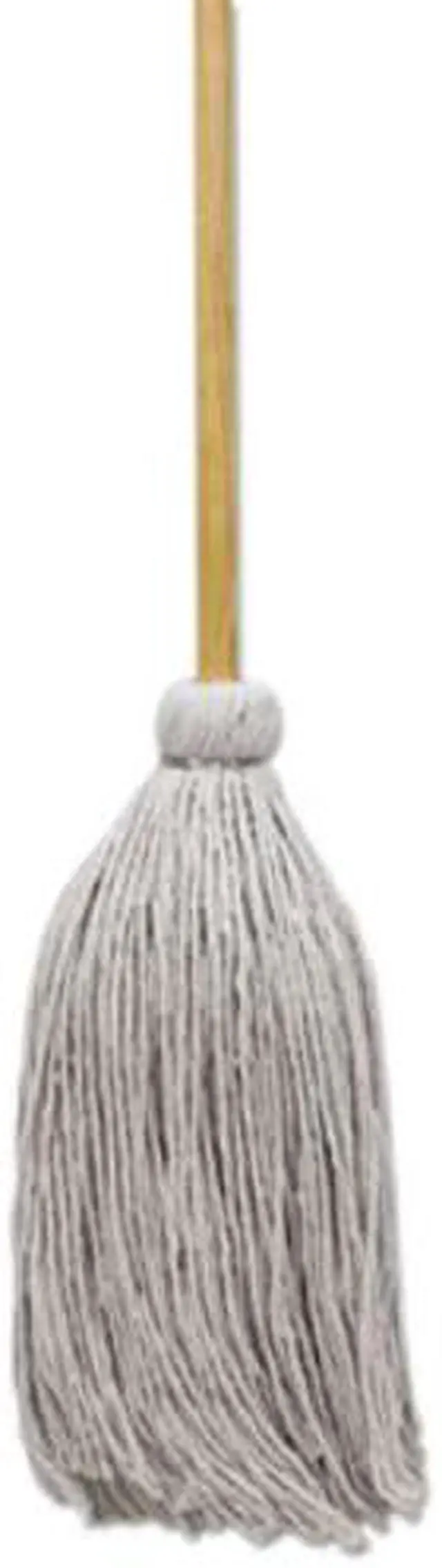Alt view image 6 of 8 - Boardwalk Mop Head, Cotton, Cut-End, White, #32 Handle Deck, 6/carton BWKCD50032S Includes six mops per case.