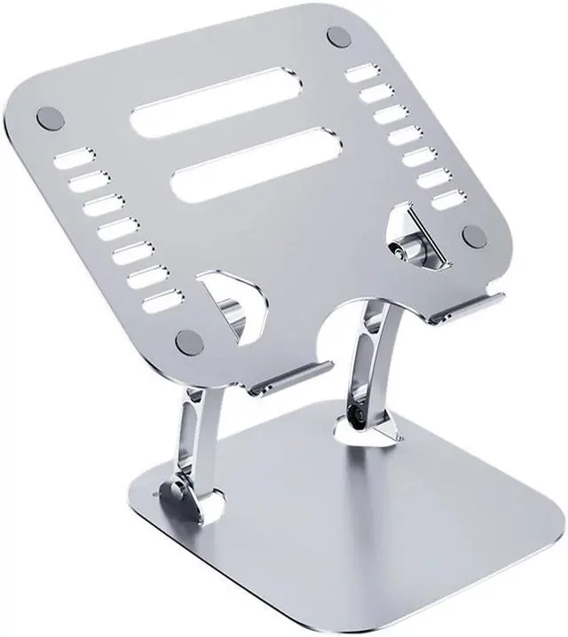 Alt view image 3 of 13 - OTM Essentials Aluminum Adjustable Laptop Riser Stand Gray (OB-A2A)