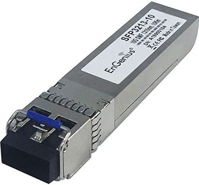 Alt view image 4 of 10 - EnGenius - SFP3213-10 - EnGenius SFP+ Transceiver Module - For Data Networking, Optical Network - 1 10GBase-LR Network - Optical Fiber Single-mode - 10 Gigabit Ethernet - 10GBase-LR