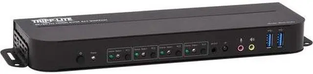 Alt view image 12 of 20 - TRIPP LITE B005-HUA4 4-Port HDMI/USB KVM Switch - 4K 60 Hz, HDR, HDCP 2.2, IR, USB Sharing