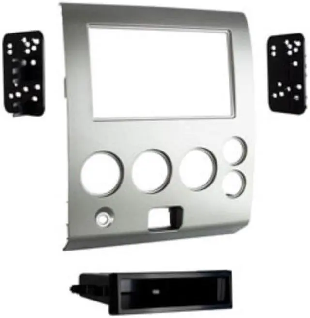 Alt view image 10 of 14 - Metra 99-7629S Single/Double DIN Dash Kit for Select 2004-07 Nissan Armada/Titan