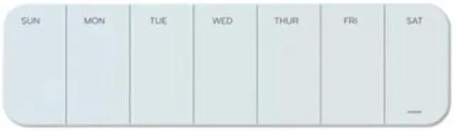 Alt view image 19 of 20 - U Brands Cubicle Glass Dry Erase Undated One Week Calendar Board 20 x 5.5 White
