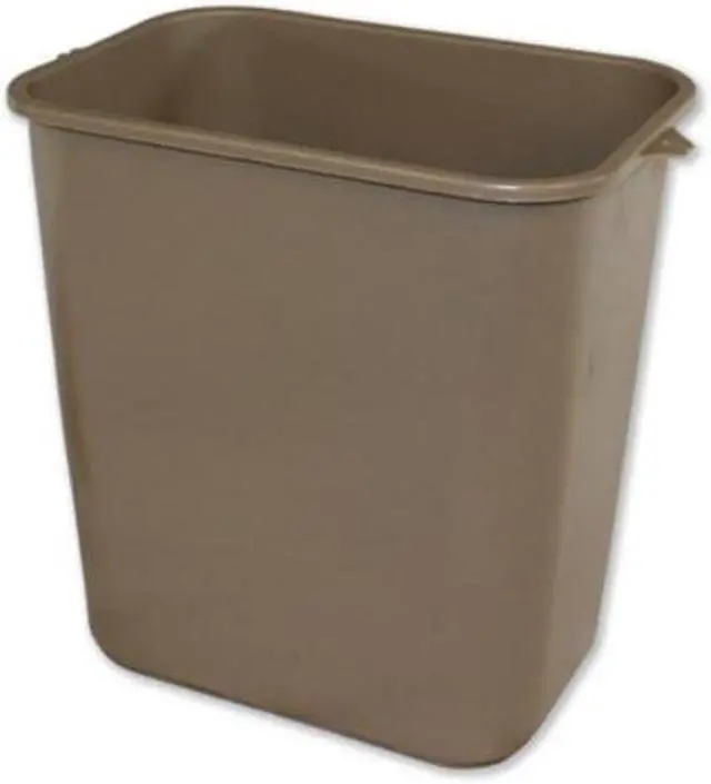 Alt view image 8 of 10 - Soft-Sided Wastebasket 28 qt Polyethylene Beige 770215