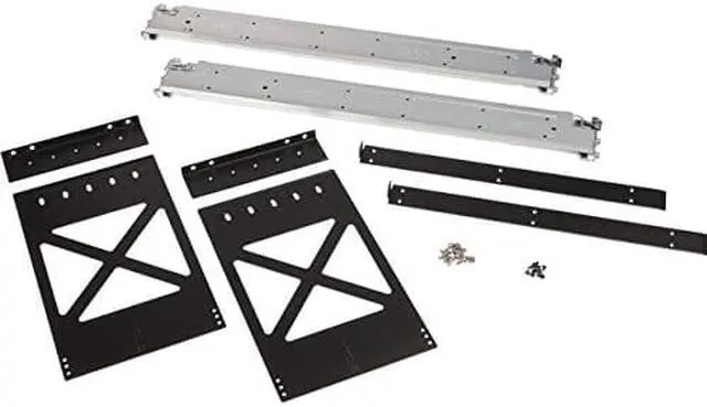 Alt view image 9 of 10 - Aruba 6400 4-post Rack Mount Kit