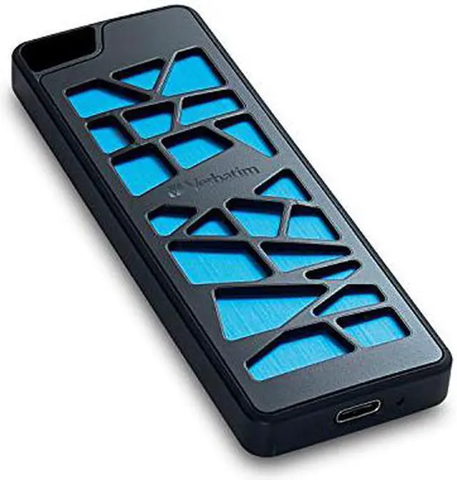 Alt view image 10 of 12 - Verbatim 256GB VGX1000 USB-C External NVME Portable SSD