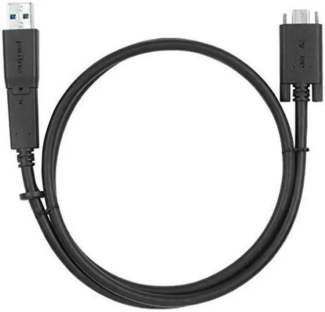Alt view image 8 of 18 - Targus 1M USB-C Male with Screw to USB-C Male Cable with USB-A Tether ACC1133GLX
