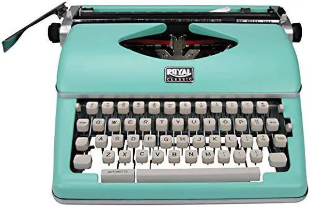 Alt view image 9 of 16 - Royal 79101t Classic Manual Typewriter (Mint Green)