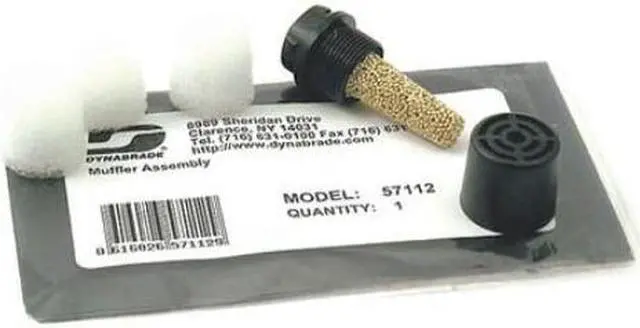 Alt view image 7 of 8 - DYNABRADE 57112 Muffler Assembly