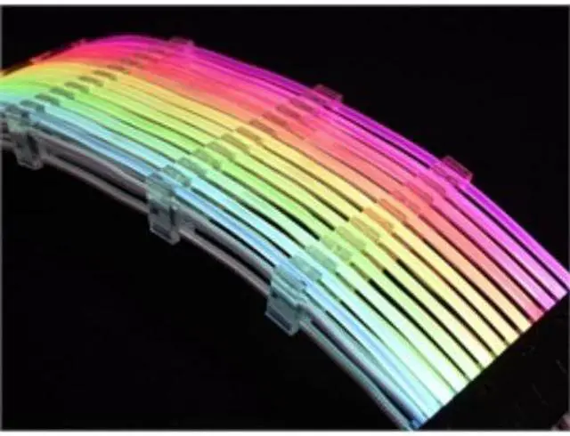 Alt view image 17 of 18 - LIAN LI STRIMER 24 Pins Addressable RGB Power extension cable---- Strimer 24 Pins (1Year Warranty)