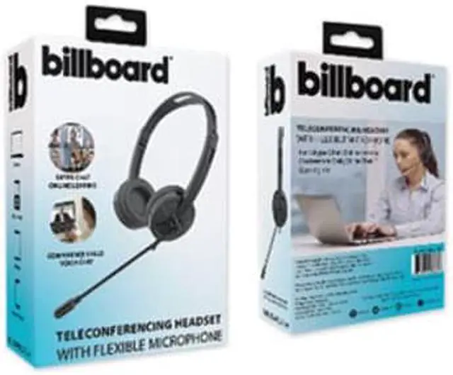 Alt view image 7 of 9 - Telecom Headset, Binaural, Over the Head/Behind the Head, Black BB2948