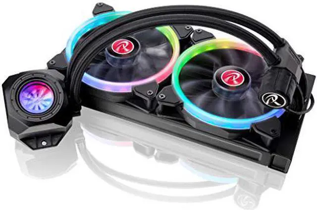 Alt view image 11 of 14 - RAIJINTEK ORCUS 280 RBW, an AIO Water cooler for CPU, with 2pcs 14025 ARGB PWM Fans, Copper water block, Durable and reliable PUMP, Rotating Blade with ARGB LED, Compatible with Intel & AMD Socket CPU