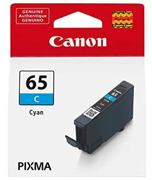 Alt view image 12 of 15 - Canon CLI-65 Cyan Ink Tank for PIXMA Pro-200 Printer #4216C002