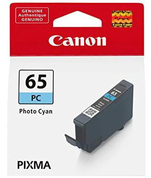 Alt view image 12 of 15 - Canon CLI-65 Photo Cyan Ink Tank for PIXMA Pro-200 Printer #4220C002