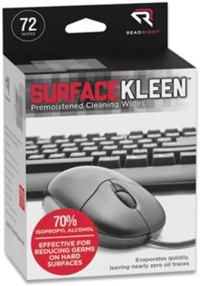 Alt view image 13 of 17 - Read Right Wipes,Surfacekleen, 72/Bx RR15109