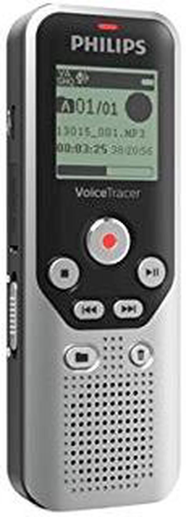 Alt view image 14 of 20 - Philips - VoiceTracer Digital Audio Recorder - Dark Silver & Black