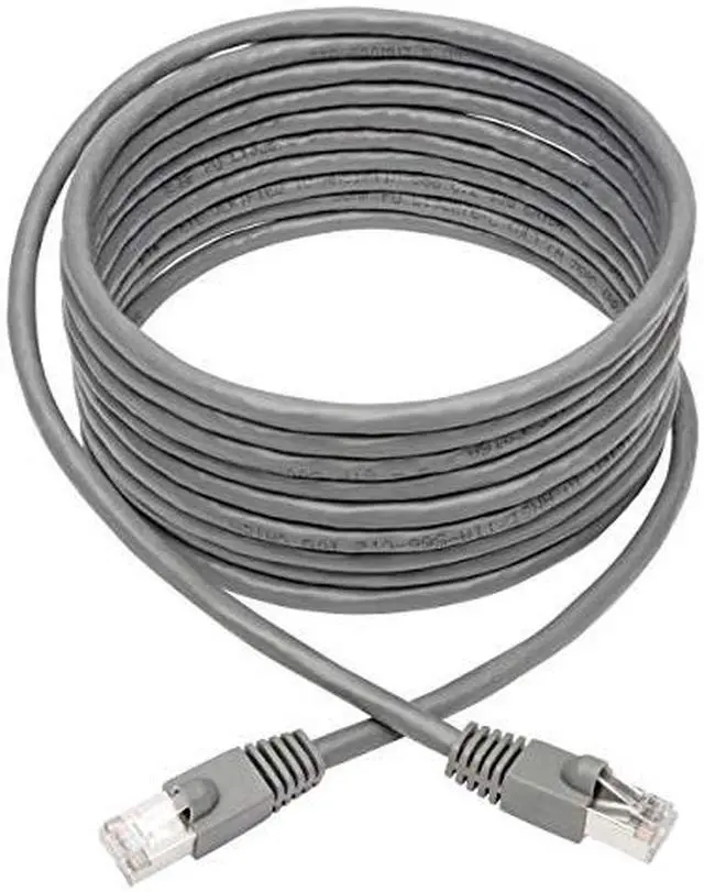 Alt view image 12 of 14 - Tripp Lite 25ft Cat6a Snagless STP Network Patch Cable Gray N262025GY