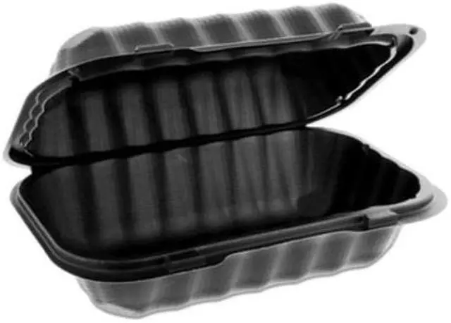 Alt view image 8 of 10 - Pactiv Microwave Hinged Lid Containers, 9x6x3.25 YCNB80961000