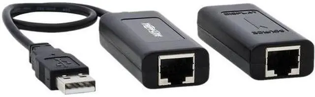Alt view image 18 of 20 - Tripp Lite USB Over Cat5/Cat6 Extender Kit 1-Port with PoC USB 2.0 164 ft. (B203