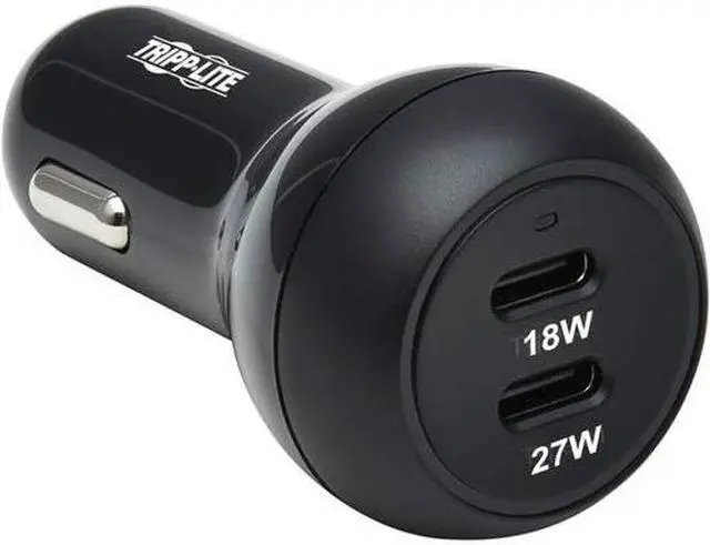 Alt view image 19 of 20 - Tripp Lite USB Dual-Port Car Charger Black U280C0245W2B