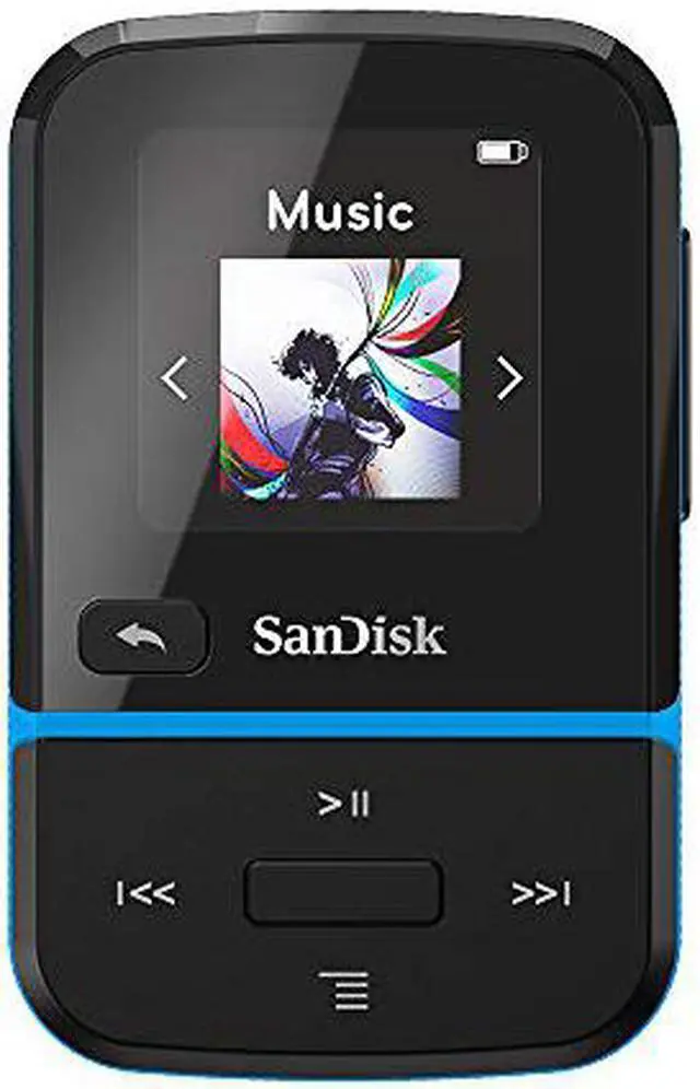 Alt view image 19 of 20 - SanDisk Clip Sport Go 32 GB Flash MP3 Player - Blue