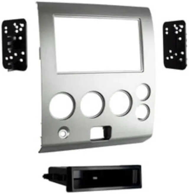 Alt view image 11 of 14 - Metra 99-7629S Single/Double DIN Dash Kit for Select 2004-07 Nissan Armada/Titan