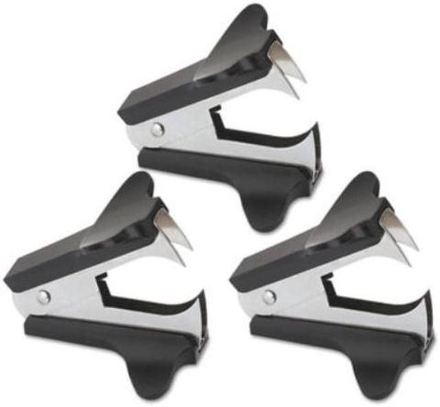 Alt view image 9 of 10 - Universal UNV00700VP Jaw Style Staple Remover, Black, 3 per Pack
