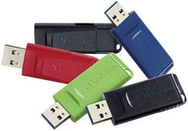 Alt view image 8 of 11 - Verbatim 32GB Store 'n' Go USB Flash Drive 5pk Assorted 70897