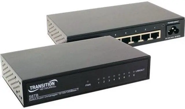 Alt view image 12 of 15 - Transition Networks Unmanaged Switch