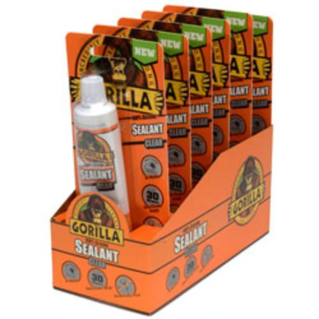 Alt view image 12 of 13 - GORILLA GLUE CO 2.8 Clear Silicone Sealant 8090002