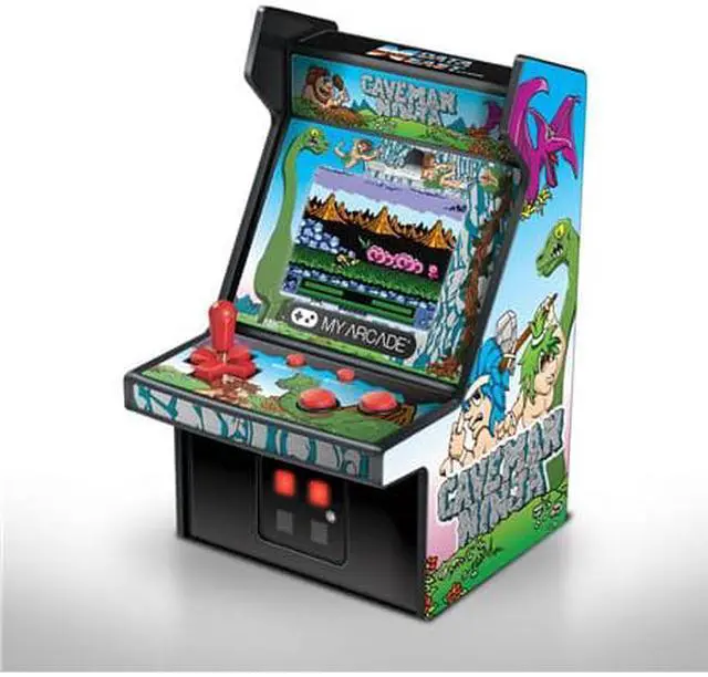 Alt view image 15 of 17 - MY ARCADE Data East Caveman Ninja Collectible 6" Retro Micro Arcade Machine Portable Handheld Video Game