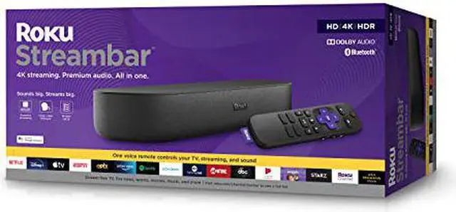 Alt view image 19 of 20 - Roku 9102R Streambar HD/4K/HDR/Dolby Audio Stereo Soundbar