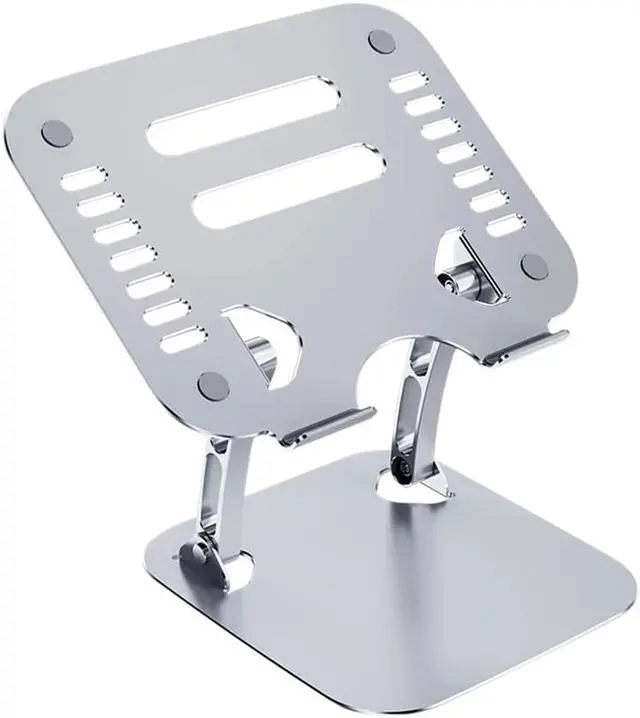 Alt view image 5 of 13 - OTM Essentials Aluminum Adjustable Laptop Riser Stand Gray (OB-A2A)