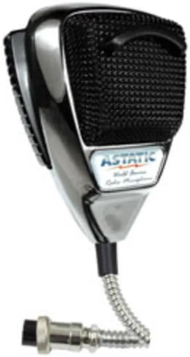 Alt view image 11 of 20 - ASTATIC TM 302-10187 636L NOISE CANCELING 4-PIN CB MICROPHONE  CHROME EDITION