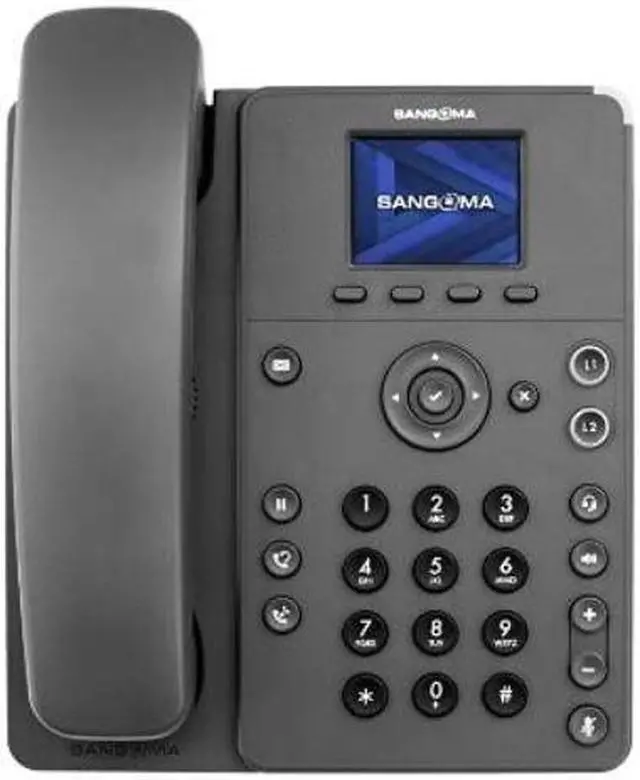 Alt view image 8 of 10 - Sangoma - 1TELP310LF - Phone, P310, 2-Line SIP with HD Voice, 2.4 Inch Color Display