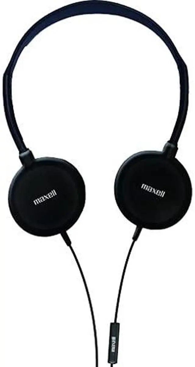 Alt view image 12 of 18 - Maxell HP200MIC 199929 Wired Headset with Inline Microphone Black