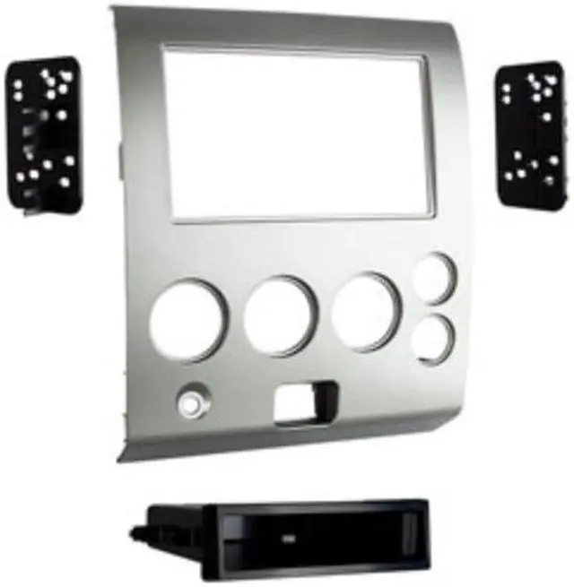Alt view image 13 of 14 - Metra 99-7629S Single/Double DIN Dash Kit for Select 2004-07 Nissan Armada/Titan