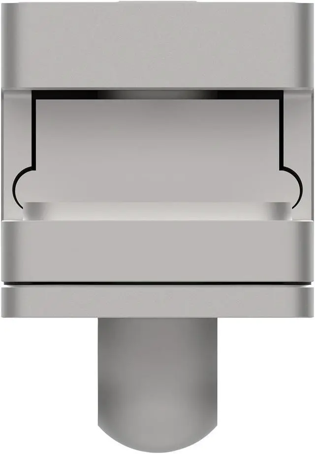 Alt view image 11 of 12 - Belkin Security Cable Lock Adapter for Mac Pro for Security Mac Pro Stainless Steel F8E969BT
