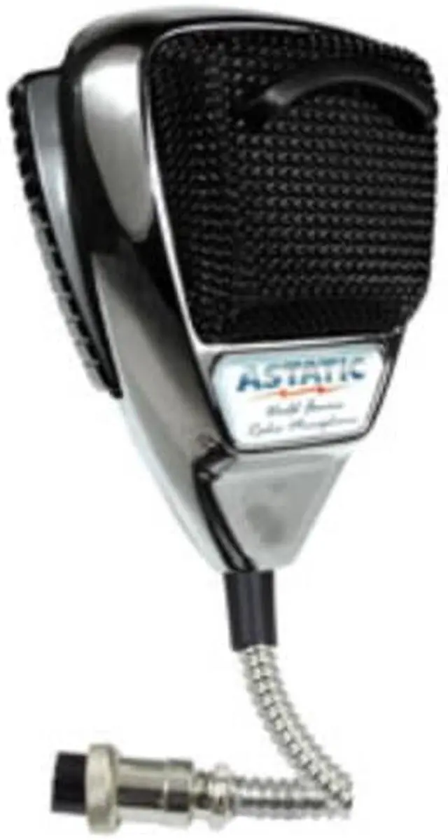 Alt view image 13 of 20 - ASTATIC TM 302-10187 636L NOISE CANCELING 4-PIN CB MICROPHONE  CHROME EDITION
