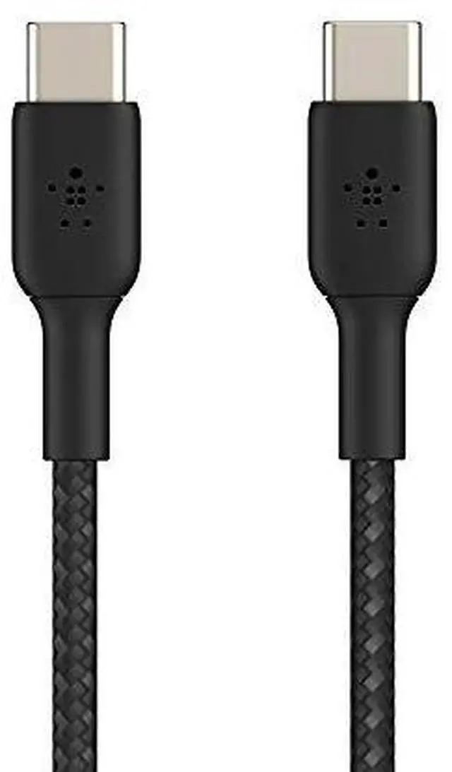 Alt view image 15 of 20 - Belkin CAB004bt1MBK 3.3 ft. Black Boost Charge Braided USB-C to USB-C Cable