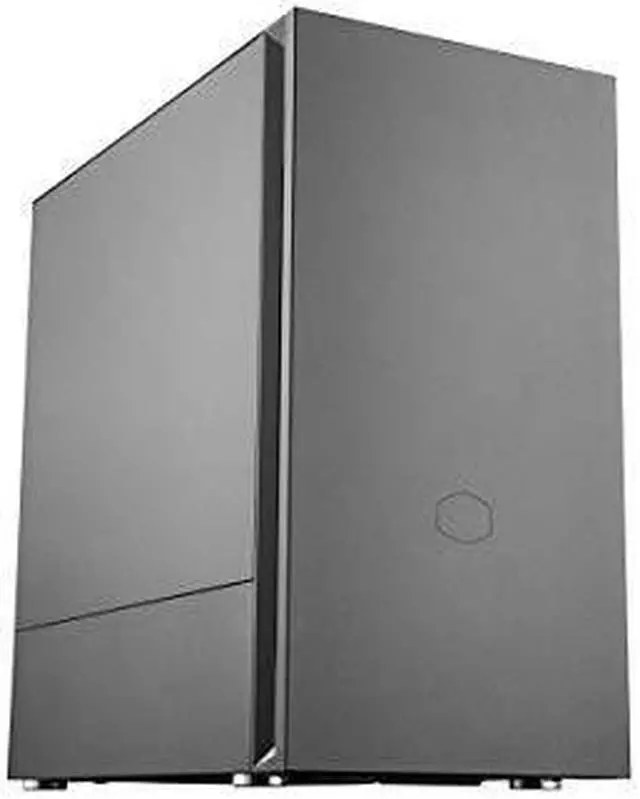 Alt view image 19 of 20 - cooler master silencio s400 matx tower w/sounddampening material, sounddampened steel side panel, reversible front panel, sd card reader, and 2x 120mm pwm silencio fp fans