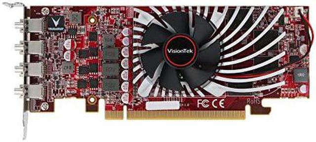 Alt view image 7 of 9 - VisionTek Radeon RX 550 2GB GDDR5 PCI Express 3.0 CrossFireX Support Graphics Card 901466