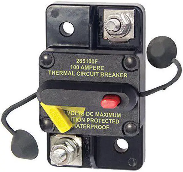 Alt view image 2 of 9 - Blue Sea 7187 100 Amp Circuit Breaker Surface Mount 285 Series