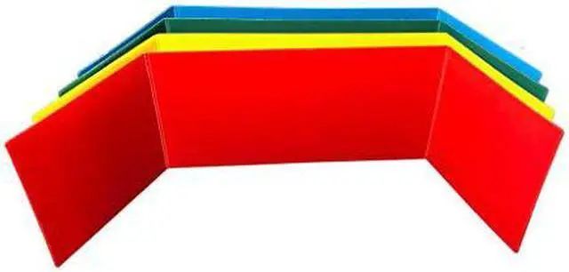 Alt view image 2 of 6 - Assorted Plastic Study Carrel Pack of 12