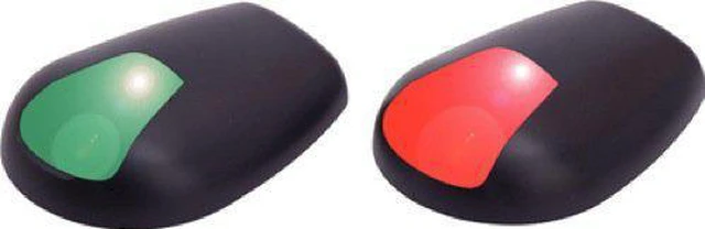 Alt view image 8 of 12 - Sea-Dog Black Side Mount LED Navigation Lights - 1 NM - Port & Starboard