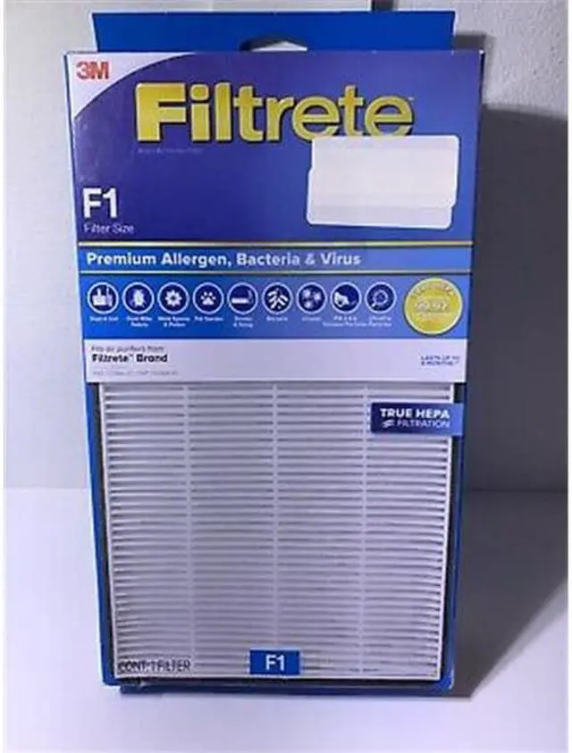 Alt view image 6 of 8 - Filtrete 13 in. H X 8.2 in. W Rectangular HEPA Air Purifier Filter - Total Qty: 1